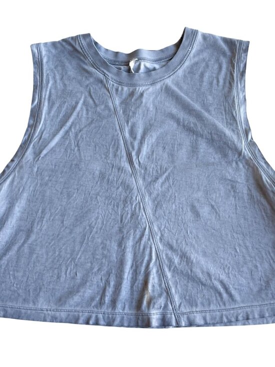 lululemon athletica Tops - Entire Closet $5! *Has Stain* Lululemon Broken Beats Tank, Grey - Size Large